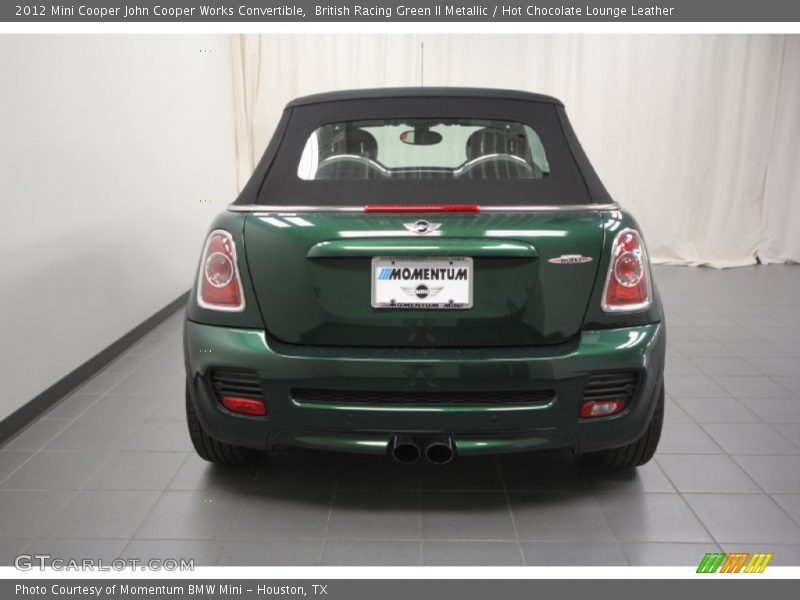 British Racing Green II Metallic / Hot Chocolate Lounge Leather 2012 Mini Cooper John Cooper Works Convertible