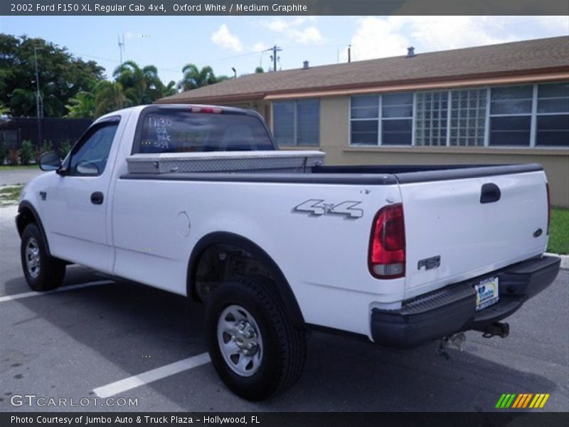 Oxford White / Medium Graphite 2002 Ford F150 XL Regular Cab 4x4