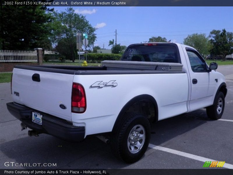 Oxford White / Medium Graphite 2002 Ford F150 XL Regular Cab 4x4