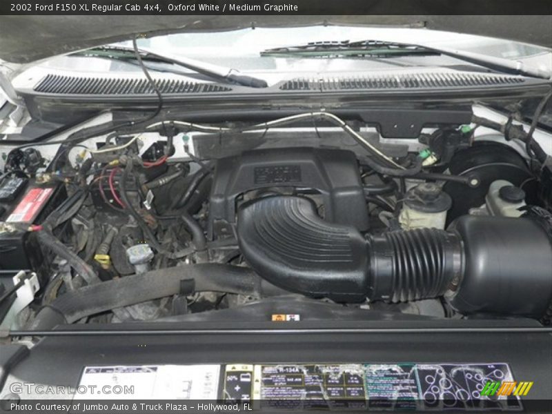 Oxford White / Medium Graphite 2002 Ford F150 XL Regular Cab 4x4