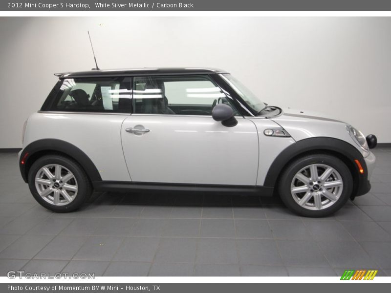 White Silver Metallic / Carbon Black 2012 Mini Cooper S Hardtop