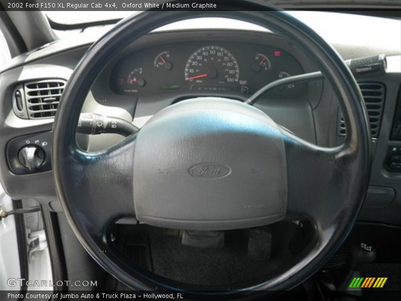 Oxford White / Medium Graphite 2002 Ford F150 XL Regular Cab 4x4