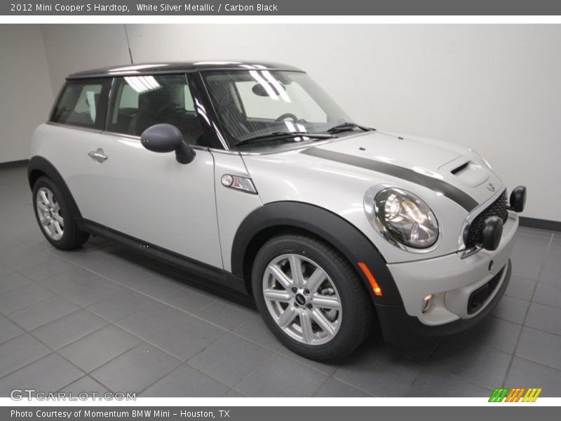 White Silver Metallic / Carbon Black 2012 Mini Cooper S Hardtop