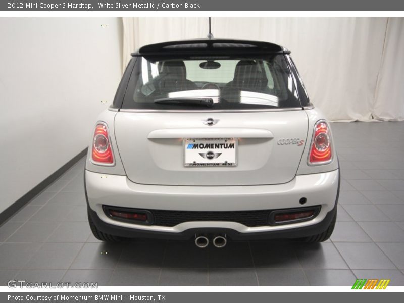 White Silver Metallic / Carbon Black 2012 Mini Cooper S Hardtop