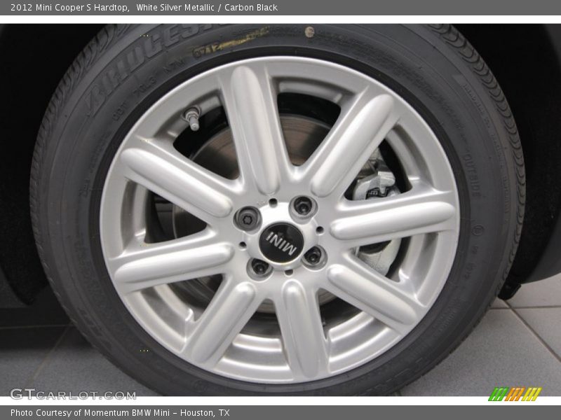White Silver Metallic / Carbon Black 2012 Mini Cooper S Hardtop