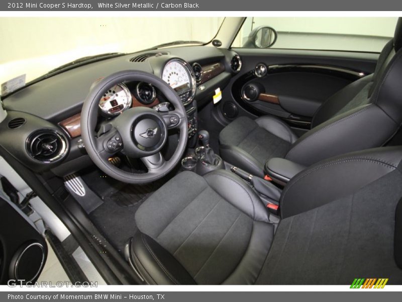 White Silver Metallic / Carbon Black 2012 Mini Cooper S Hardtop