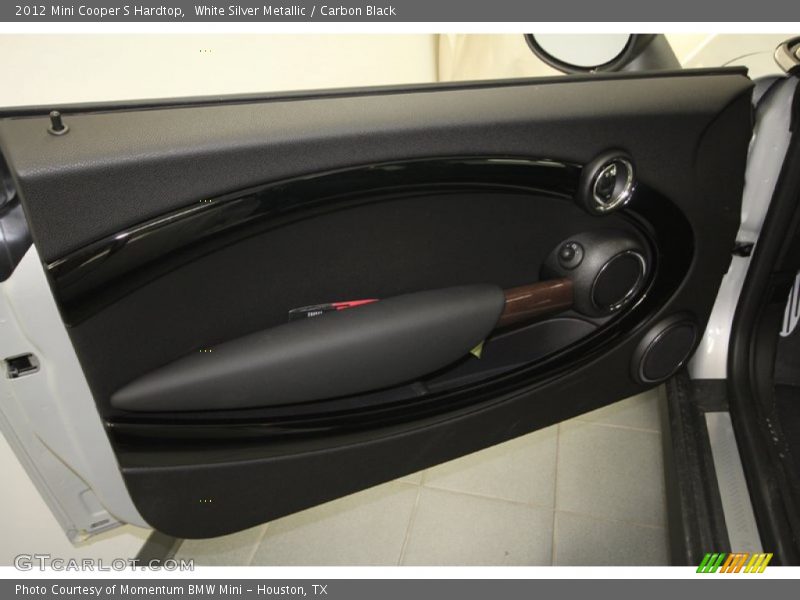 White Silver Metallic / Carbon Black 2012 Mini Cooper S Hardtop
