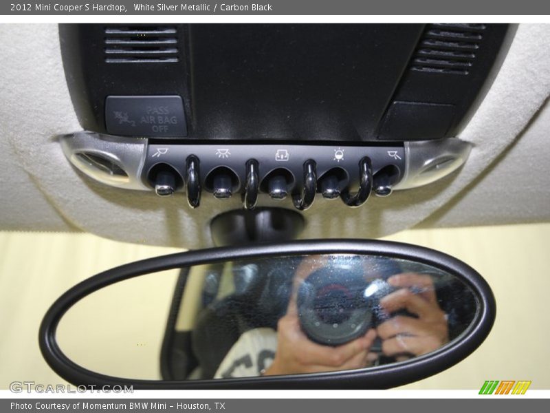 White Silver Metallic / Carbon Black 2012 Mini Cooper S Hardtop