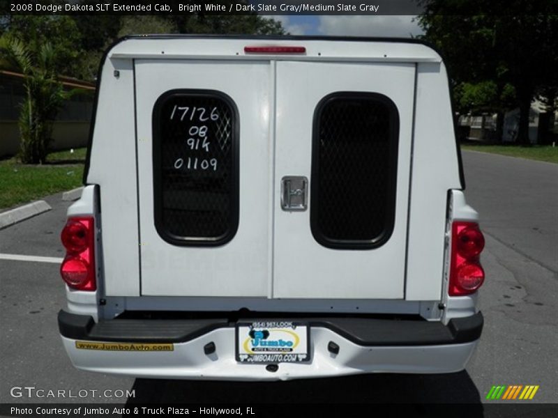Bright White / Dark Slate Gray/Medium Slate Gray 2008 Dodge Dakota SLT Extended Cab