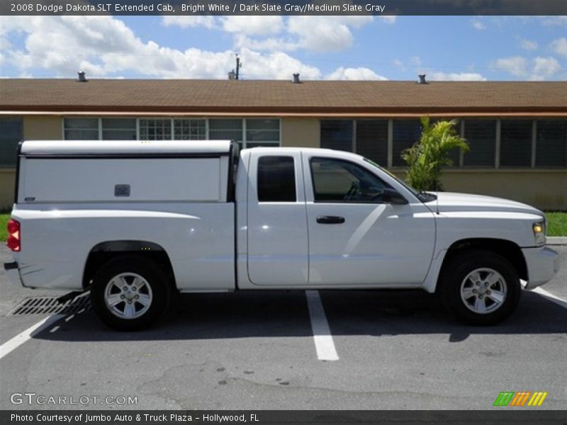 Bright White / Dark Slate Gray/Medium Slate Gray 2008 Dodge Dakota SLT Extended Cab