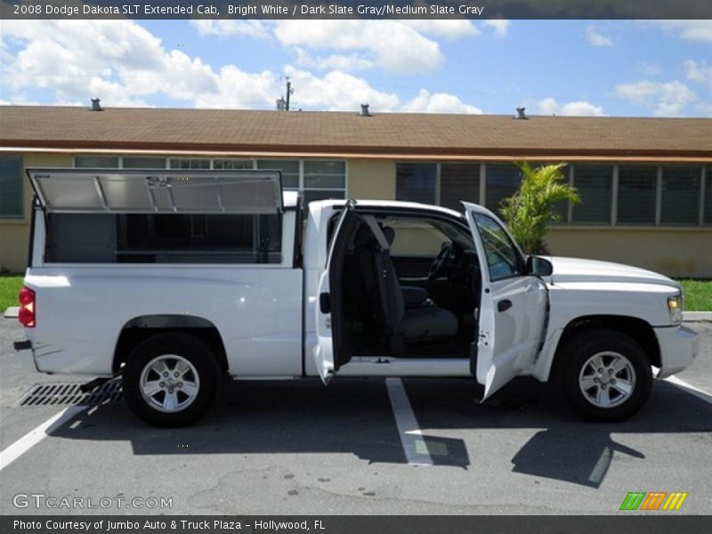 Bright White / Dark Slate Gray/Medium Slate Gray 2008 Dodge Dakota SLT Extended Cab