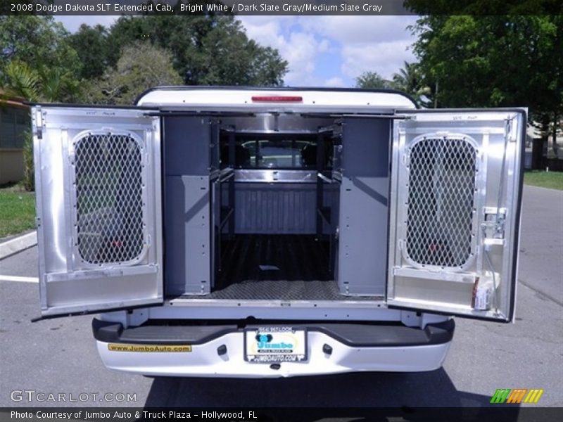 Bright White / Dark Slate Gray/Medium Slate Gray 2008 Dodge Dakota SLT Extended Cab
