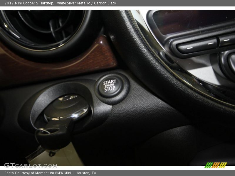 White Silver Metallic / Carbon Black 2012 Mini Cooper S Hardtop