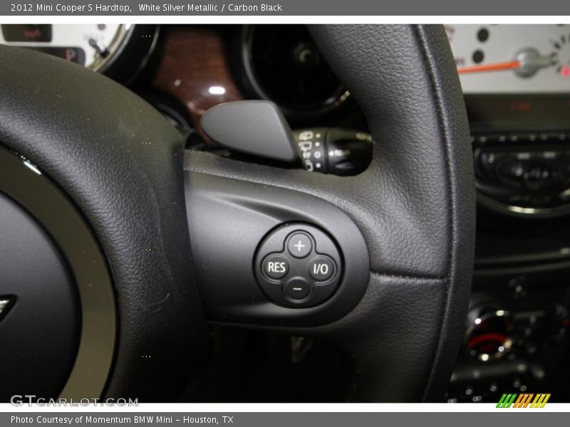 White Silver Metallic / Carbon Black 2012 Mini Cooper S Hardtop