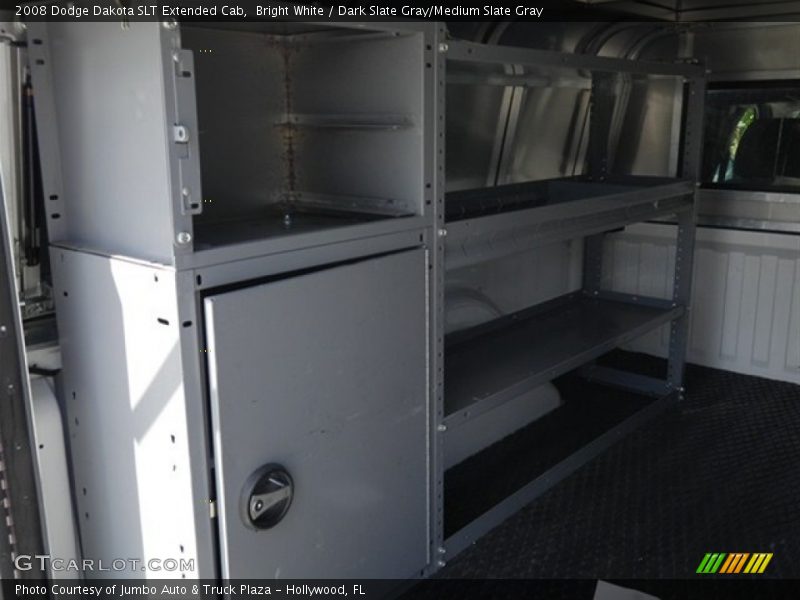 Bright White / Dark Slate Gray/Medium Slate Gray 2008 Dodge Dakota SLT Extended Cab