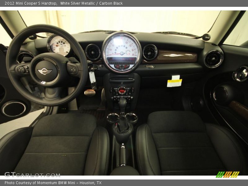 White Silver Metallic / Carbon Black 2012 Mini Cooper S Hardtop