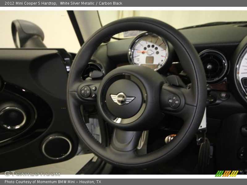White Silver Metallic / Carbon Black 2012 Mini Cooper S Hardtop