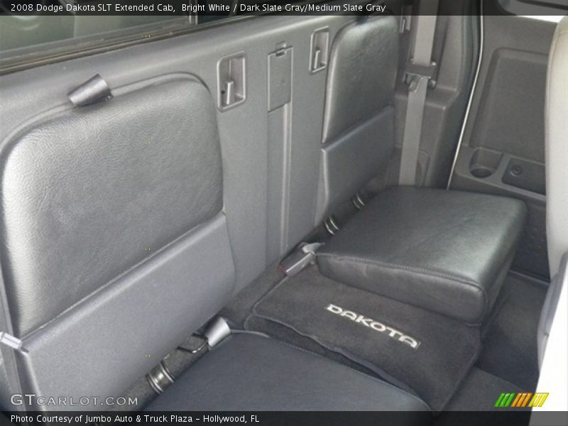 Bright White / Dark Slate Gray/Medium Slate Gray 2008 Dodge Dakota SLT Extended Cab