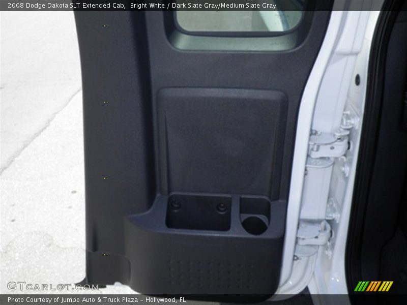 Bright White / Dark Slate Gray/Medium Slate Gray 2008 Dodge Dakota SLT Extended Cab