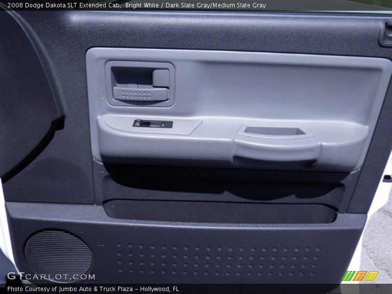Bright White / Dark Slate Gray/Medium Slate Gray 2008 Dodge Dakota SLT Extended Cab