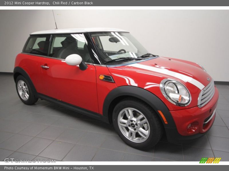 Chili Red / Carbon Black 2012 Mini Cooper Hardtop