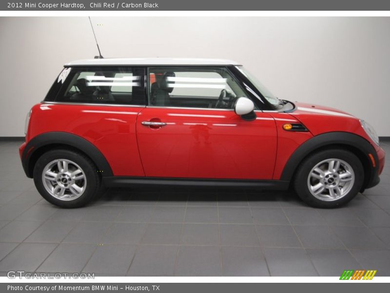 Chili Red / Carbon Black 2012 Mini Cooper Hardtop