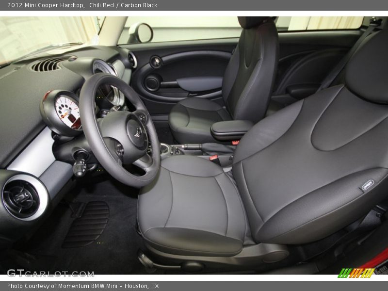 Chili Red / Carbon Black 2012 Mini Cooper Hardtop