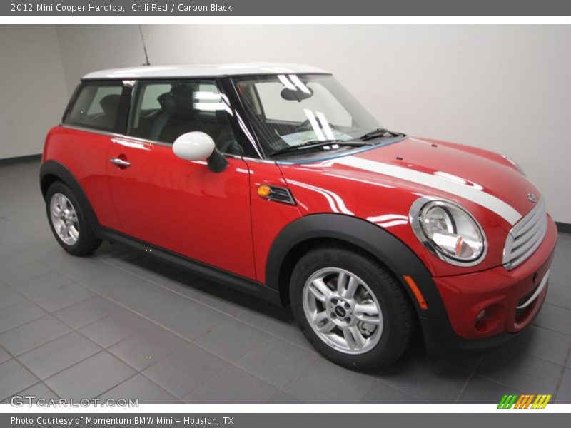 Chili Red / Carbon Black 2012 Mini Cooper Hardtop