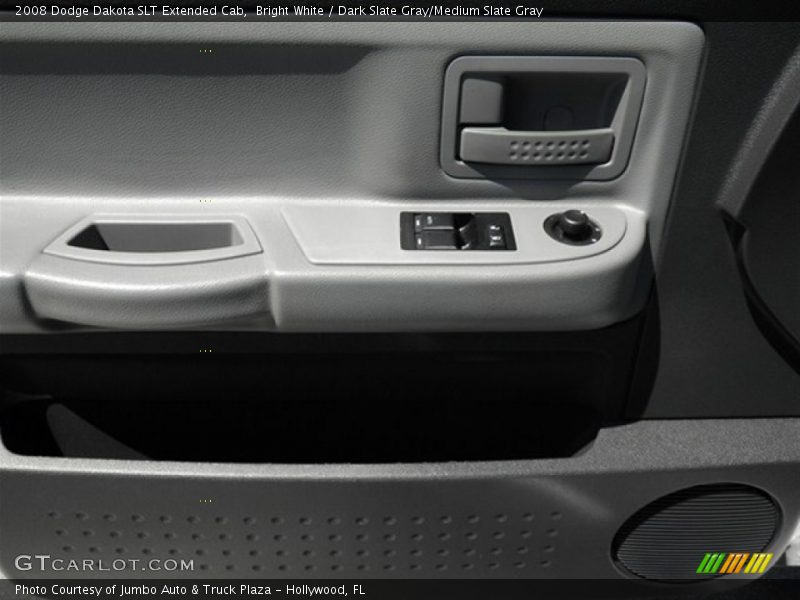 Bright White / Dark Slate Gray/Medium Slate Gray 2008 Dodge Dakota SLT Extended Cab
