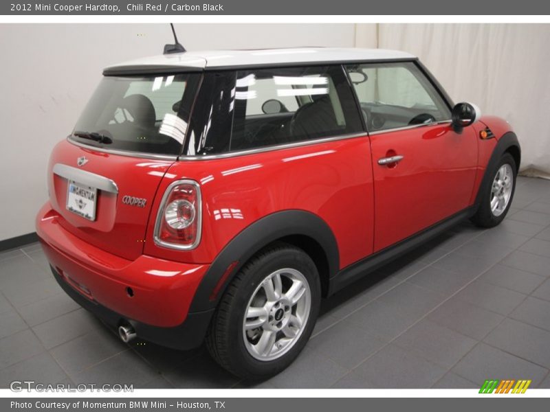 Chili Red / Carbon Black 2012 Mini Cooper Hardtop