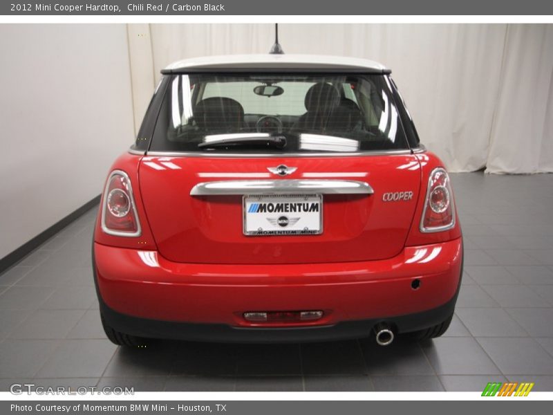 Chili Red / Carbon Black 2012 Mini Cooper Hardtop