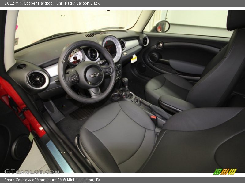 Chili Red / Carbon Black 2012 Mini Cooper Hardtop
