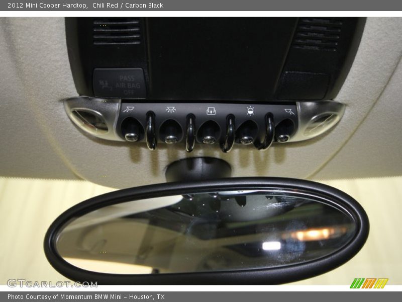 Chili Red / Carbon Black 2012 Mini Cooper Hardtop