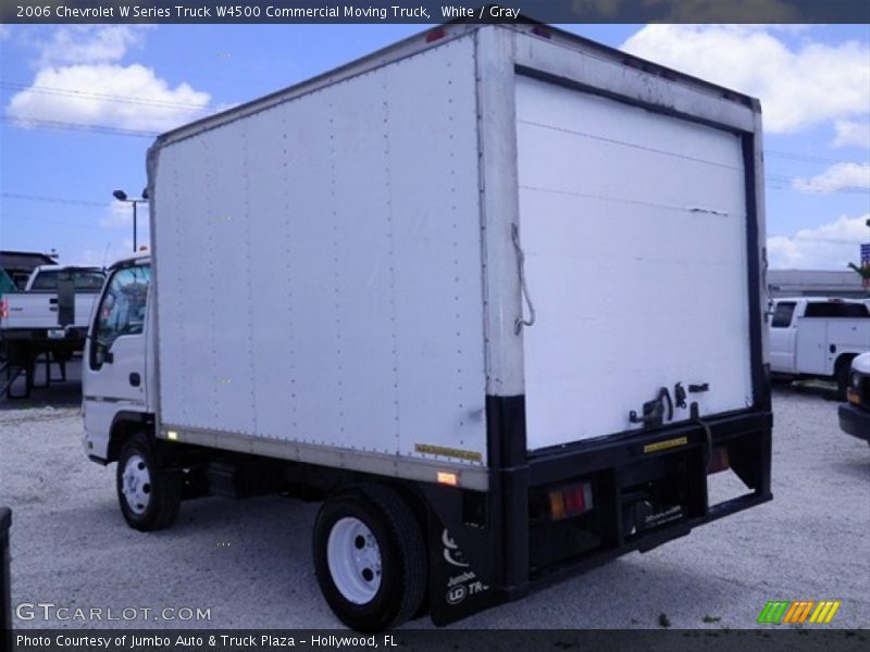 White / Gray 2006 Chevrolet W Series Truck W4500 Commercial Moving Truck