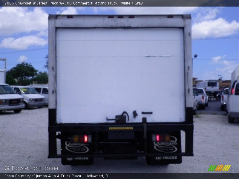 White / Gray 2006 Chevrolet W Series Truck W4500 Commercial Moving Truck