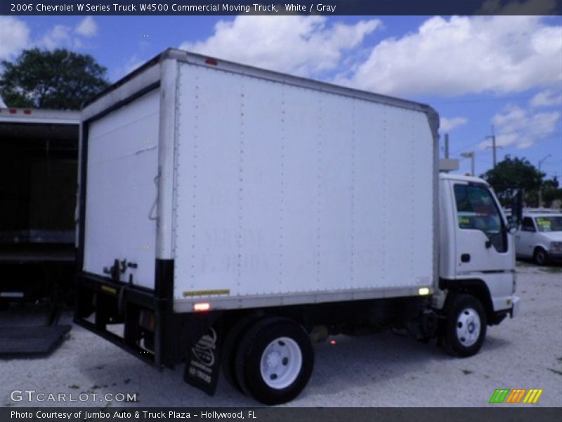 White / Gray 2006 Chevrolet W Series Truck W4500 Commercial Moving Truck