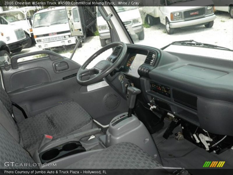 White / Gray 2006 Chevrolet W Series Truck W4500 Commercial Moving Truck