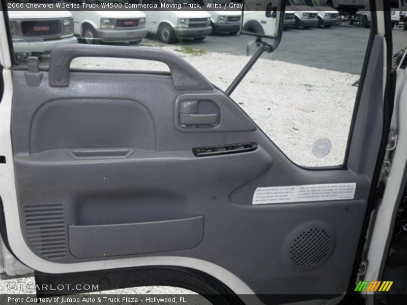 White / Gray 2006 Chevrolet W Series Truck W4500 Commercial Moving Truck