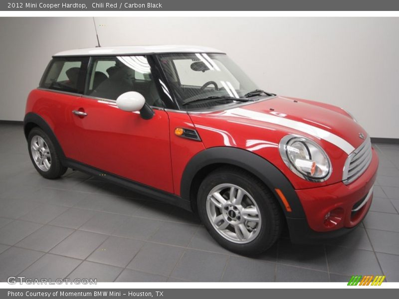 Chili Red / Carbon Black 2012 Mini Cooper Hardtop