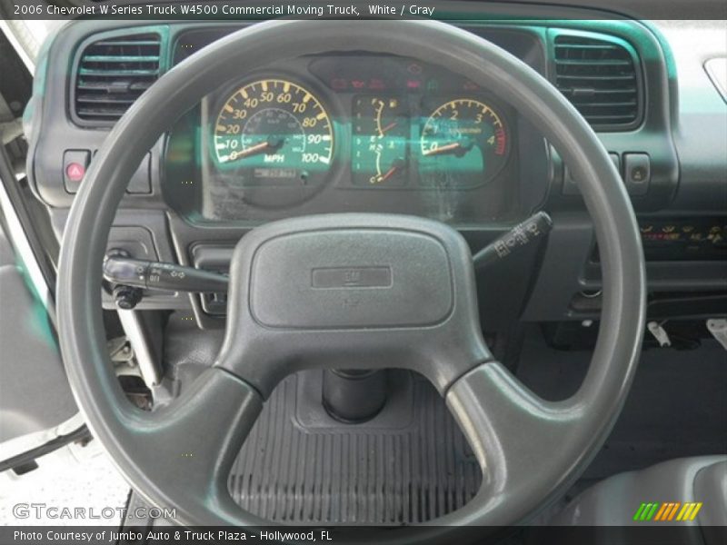 White / Gray 2006 Chevrolet W Series Truck W4500 Commercial Moving Truck