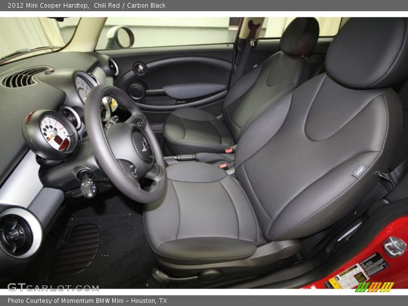 Chili Red / Carbon Black 2012 Mini Cooper Hardtop
