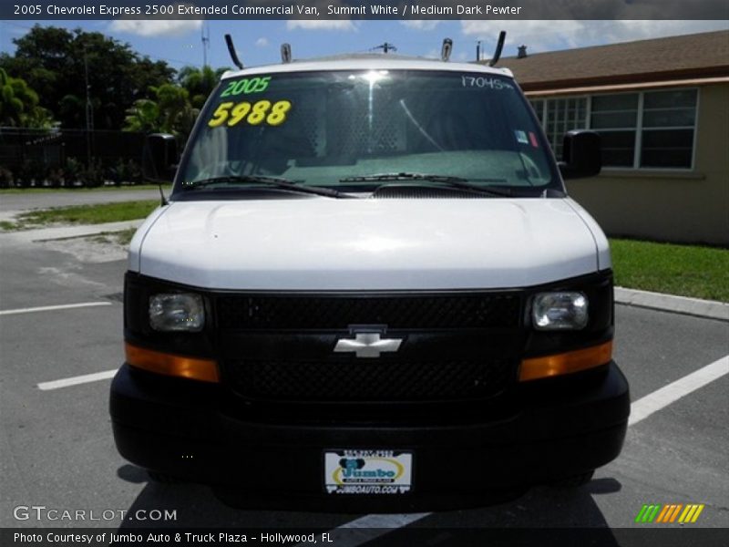 Summit White / Medium Dark Pewter 2005 Chevrolet Express 2500 Extended Commercial Van