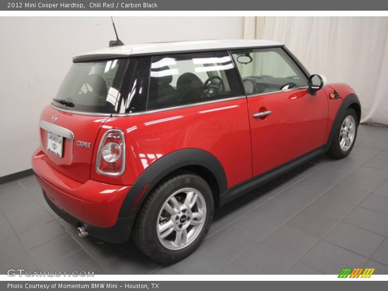 Chili Red / Carbon Black 2012 Mini Cooper Hardtop