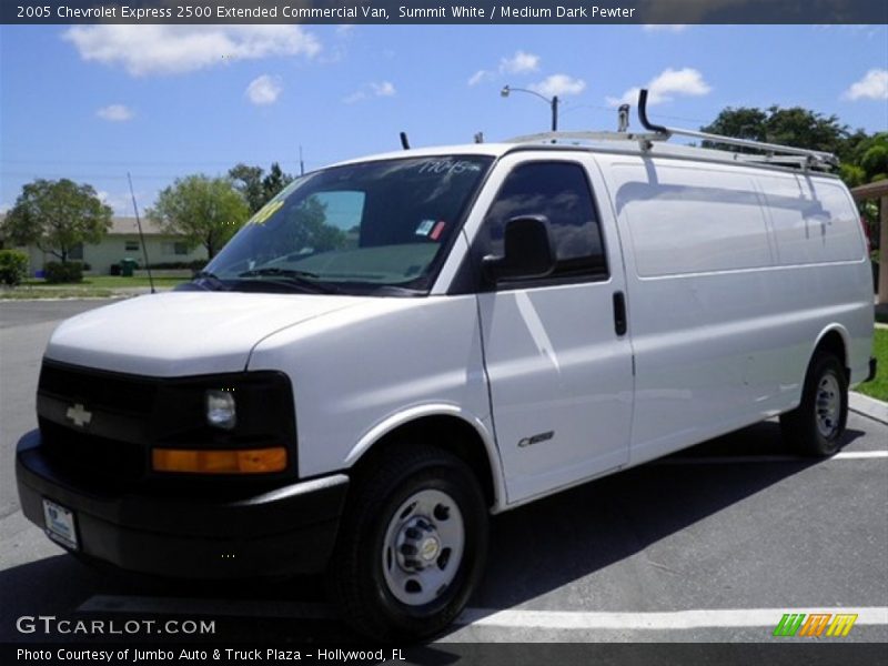 Summit White / Medium Dark Pewter 2005 Chevrolet Express 2500 Extended Commercial Van