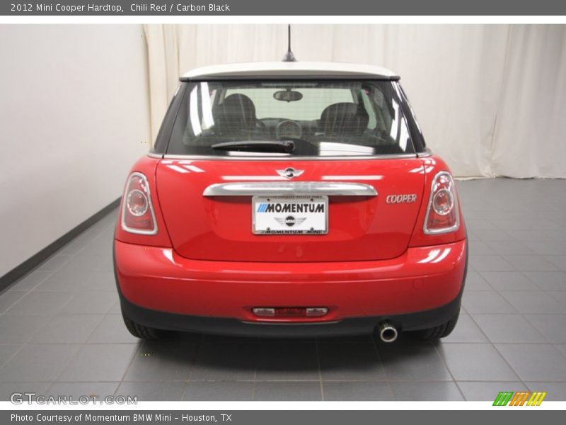 Chili Red / Carbon Black 2012 Mini Cooper Hardtop