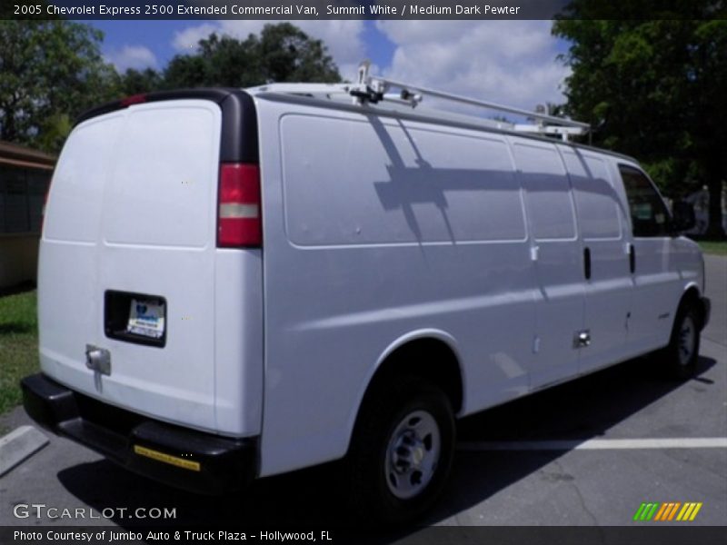 Summit White / Medium Dark Pewter 2005 Chevrolet Express 2500 Extended Commercial Van