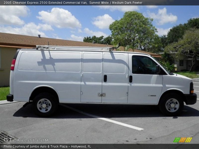 Summit White / Medium Dark Pewter 2005 Chevrolet Express 2500 Extended Commercial Van