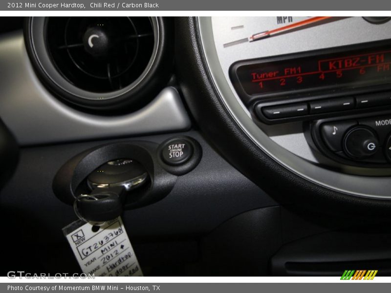 Chili Red / Carbon Black 2012 Mini Cooper Hardtop