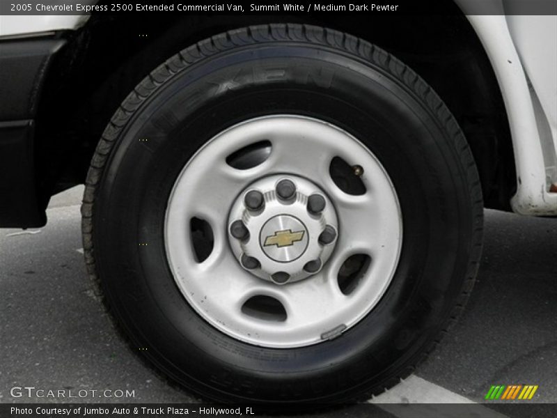 Summit White / Medium Dark Pewter 2005 Chevrolet Express 2500 Extended Commercial Van