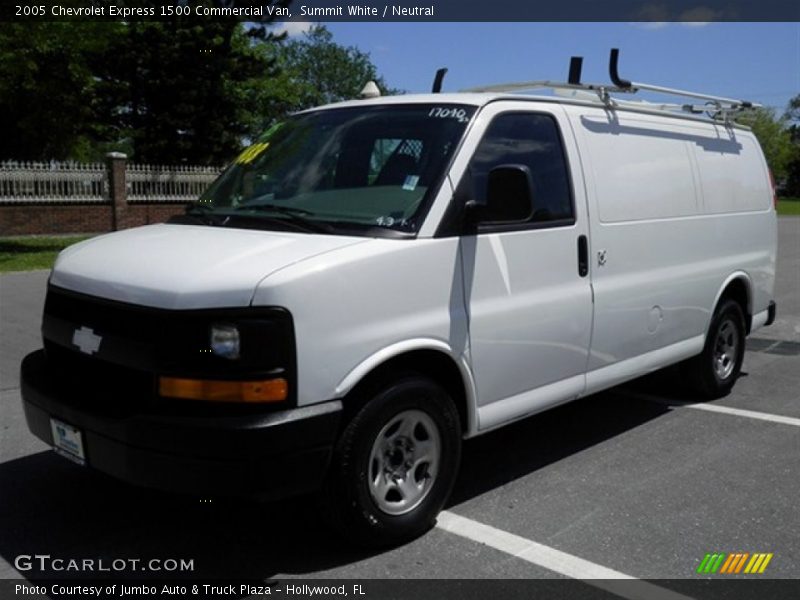 Summit White / Neutral 2005 Chevrolet Express 1500 Commercial Van